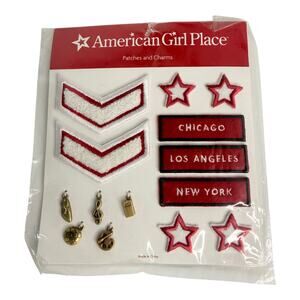 American Girl Place Patches & Charms Jewelry 2002 Doll Child Accessories Set New